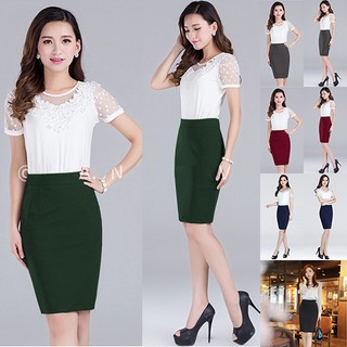 Chân Váy Nữ Xẻ Tà Sau