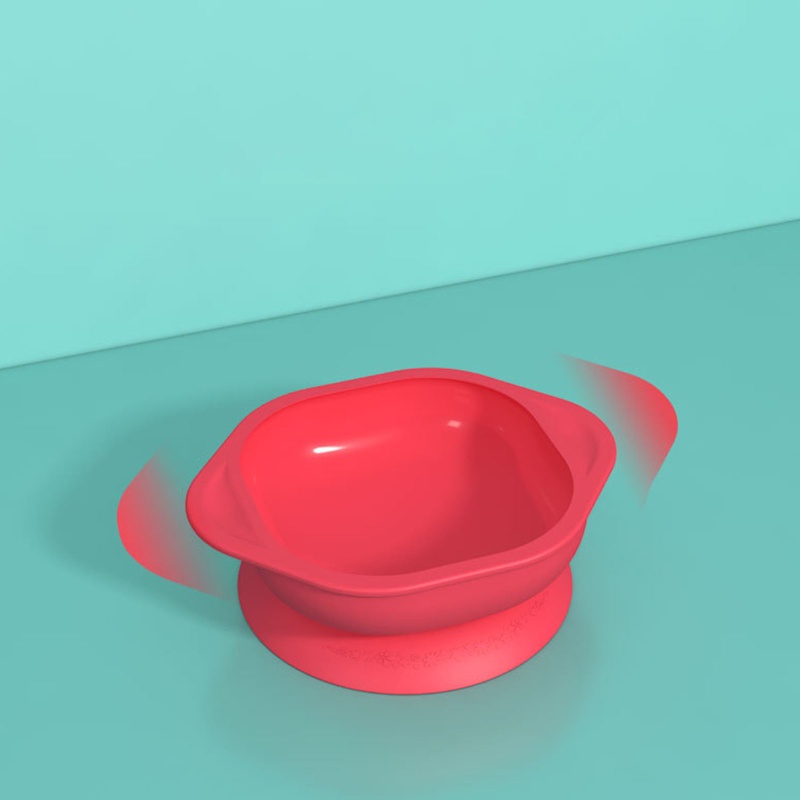 Bát Ăn Dặm Có Đế Hút Bằng Silicone Cho Bé Sơ Sinh