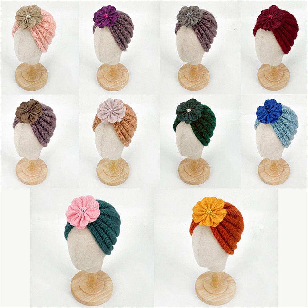 Mũ Beanie Dệt Kim Đính Hoa Thời Trang Thu Đông