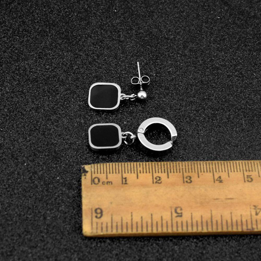 Bông Tai Dáng Dài Hình Vuông Phong Cách Hip Hop Thời Trang Cho Nam Và Nữ VANES1