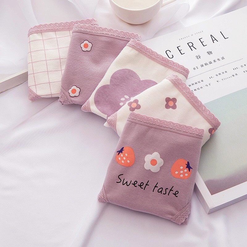 (Có chọn màu) Quần lót nữ cotton thun dễ thương thoáng mát SAKURA - Bae Lingerie | BigBuy360 - bigbuy360.vn
