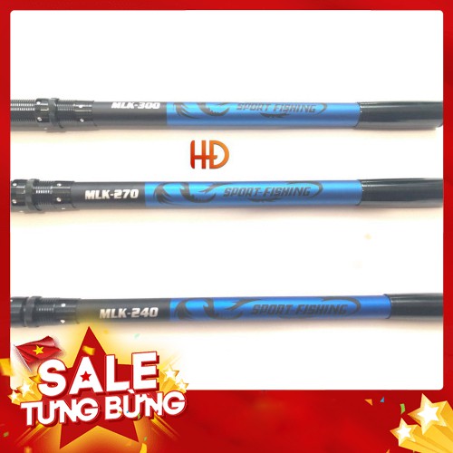 Cần câu cá ❤️FREE SHIP❤️ Cần câu máy rút gọn Sportfishing 2m4 - 2m7 - 3m chính hãng T1999 ,đảm bảo rẻ nhất