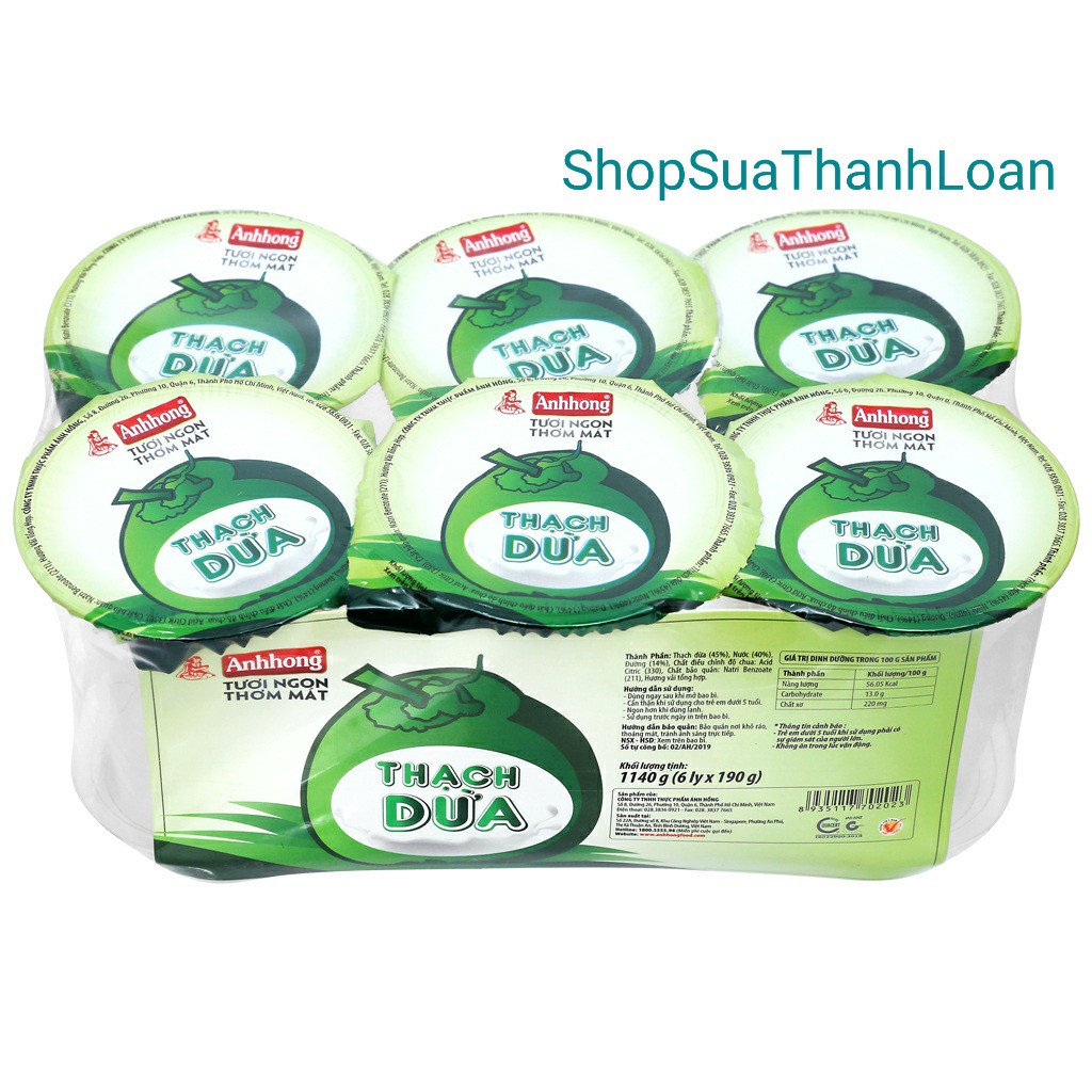 Thạch dừa Ánh Hồng