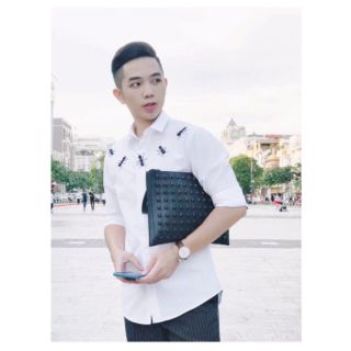 ÁO SƠ MI LỤA CON KIẾN HOT