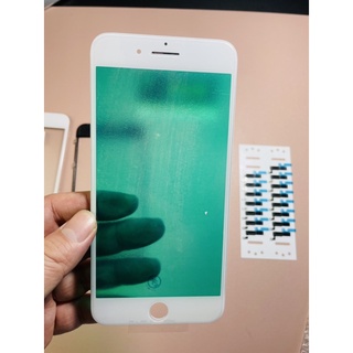 Kính liền ron iPhone 8Plus màu trắng