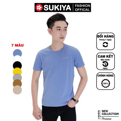 Áo thun nam Chất cao cấp túi Zíp sang trọng Sukiya Fashion AT03