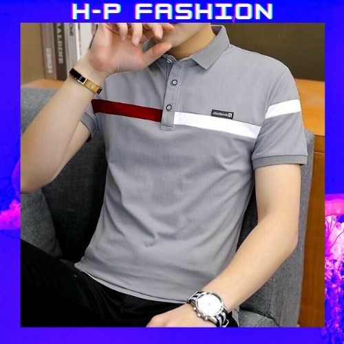 Áo Thun Nam Ngắn Tay Có Cổ 🔵 𝐅𝐑𝐄𝐄 𝐒𝐇𝐈𝐏 🔵 Áo Phông Nam Đẹp Vải Thun Co Giãn Thời Trang Hpfashion - Atnhp011