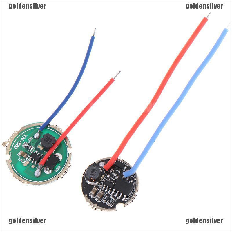 1 Chiếc Trình Điều Khiển Đèn Pin LED 3W 17mm / 20mm DC3.7V 1 Chế Độ 5 Chế Độ