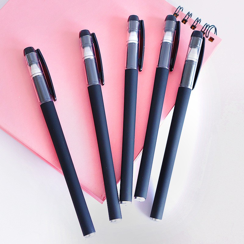 Bút gel nước mực đen ngòi 0.38mm luyện viết chữ đẹp chữ ký