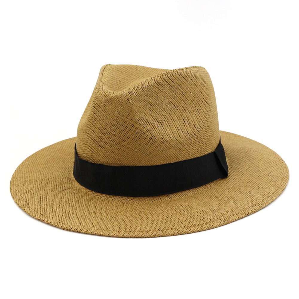 Mũ Phớt Cói Đi Biển Fedora MC06 Nam Nữ Rộng Vành Mugout - Nón Phớt Vintage | Mũ Chất HCM