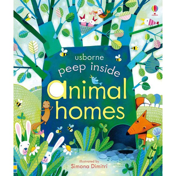 Sách - Anh: Peep Inside Animal Homes