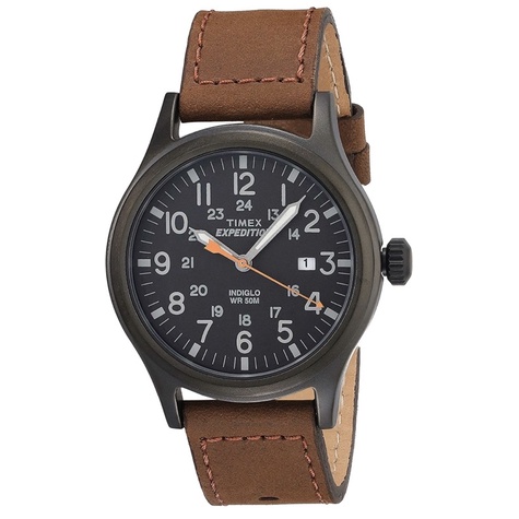 Đồng hồ Nam dây da Timex Men's Expedition Scout TW4B125009J 40mm USA