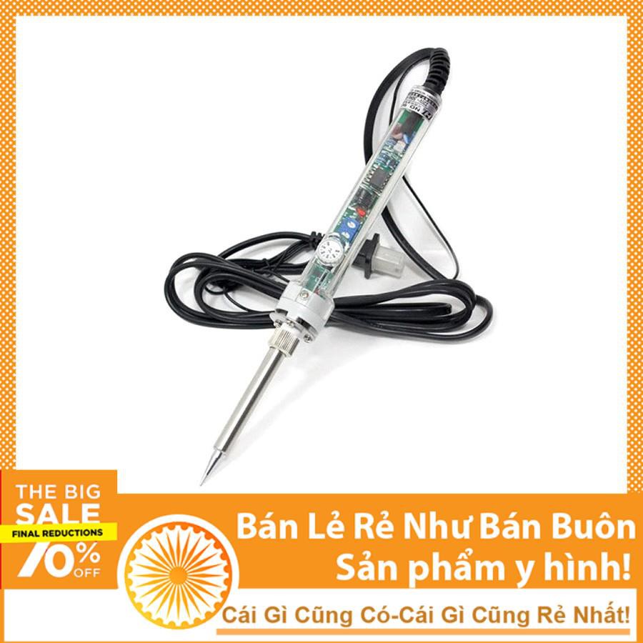 Mỏ Hàn Chì Điều Chỉnh Nhiệt Độ 907 60W Tặng Một Nhựa Thông