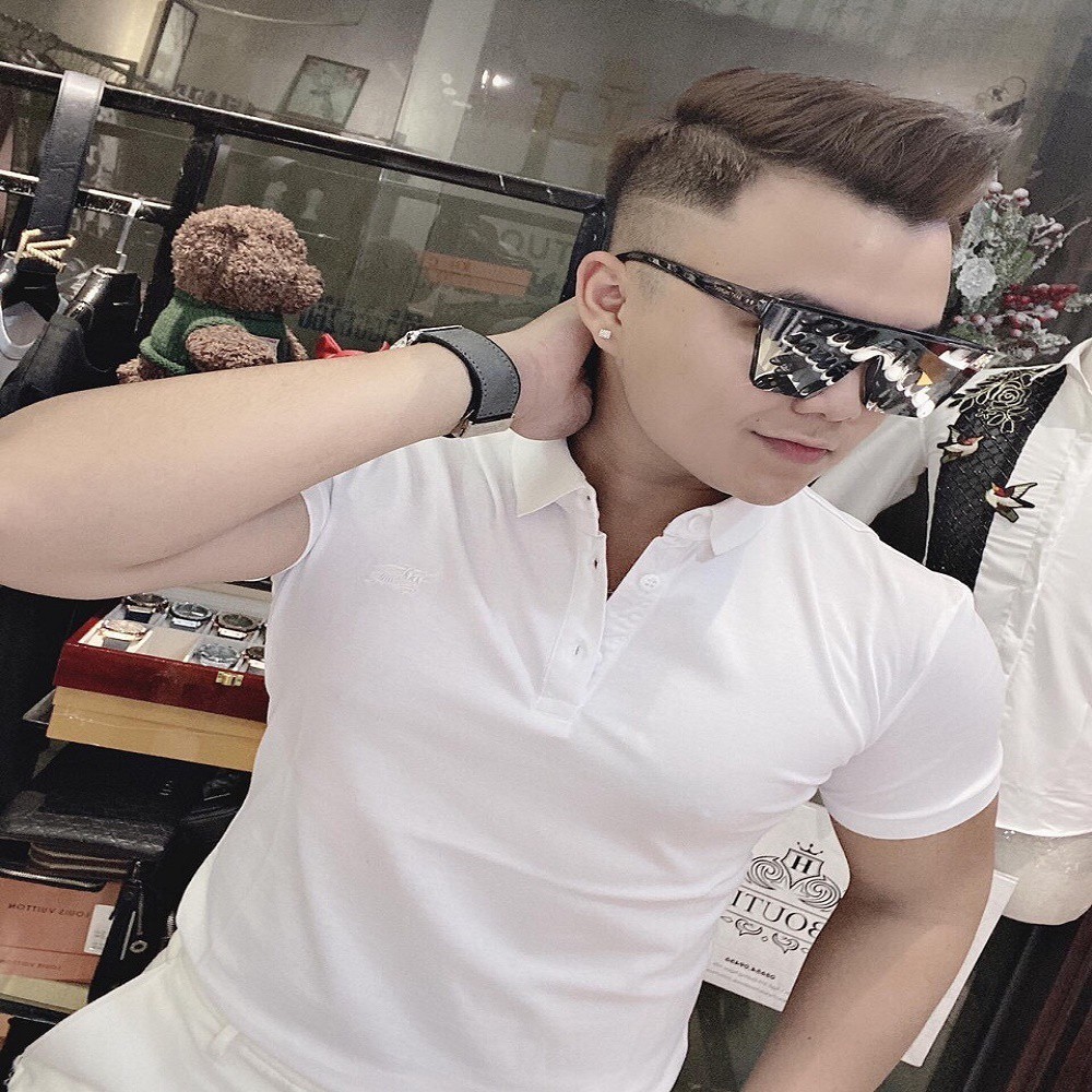 Áo thun có cổ nam cao cấp vải cotton co dãn 4 chiều cực xịn hàng chuẩn shop (shop tự chụp) athur_sho