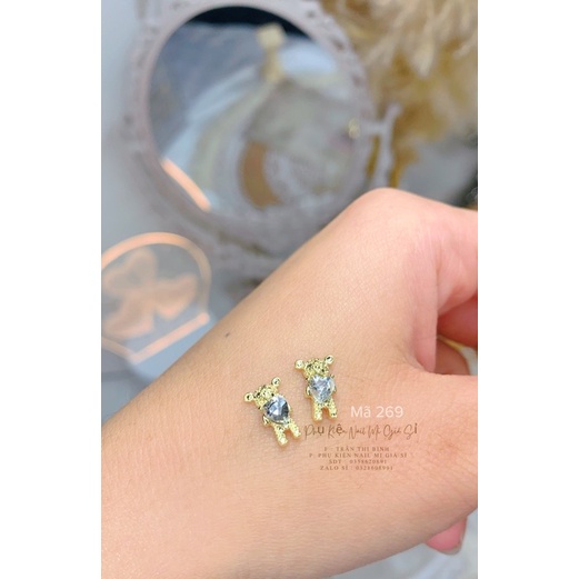 Phụ kiện gắn móng tay , charm mã 267 -269