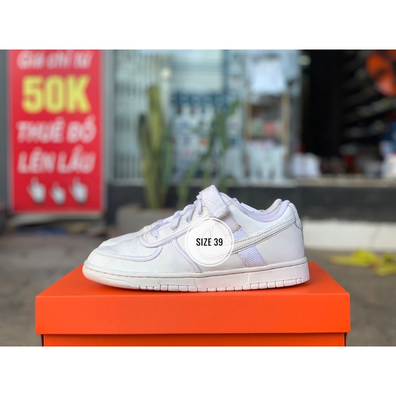 Giày thể thao chính hãng Nike Airforce 1 full có quai dán 2hand