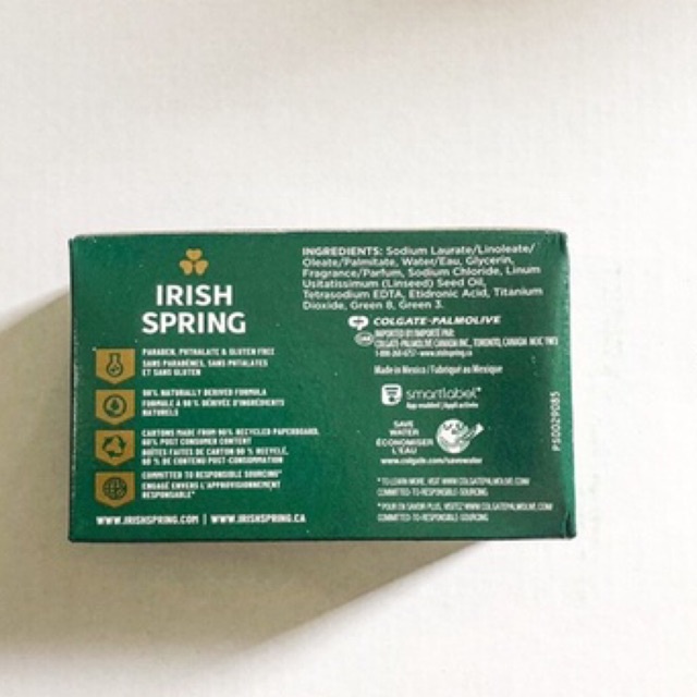 Xà bông cục Irish Spring Original (113g)