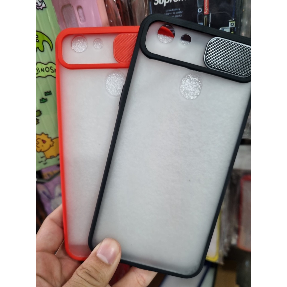 Ốp lưng OPPO F5 trong nhám đặc biệt có bảo vệ camera viền đa màu sắc độc đáo khác nhau để chọn lựa