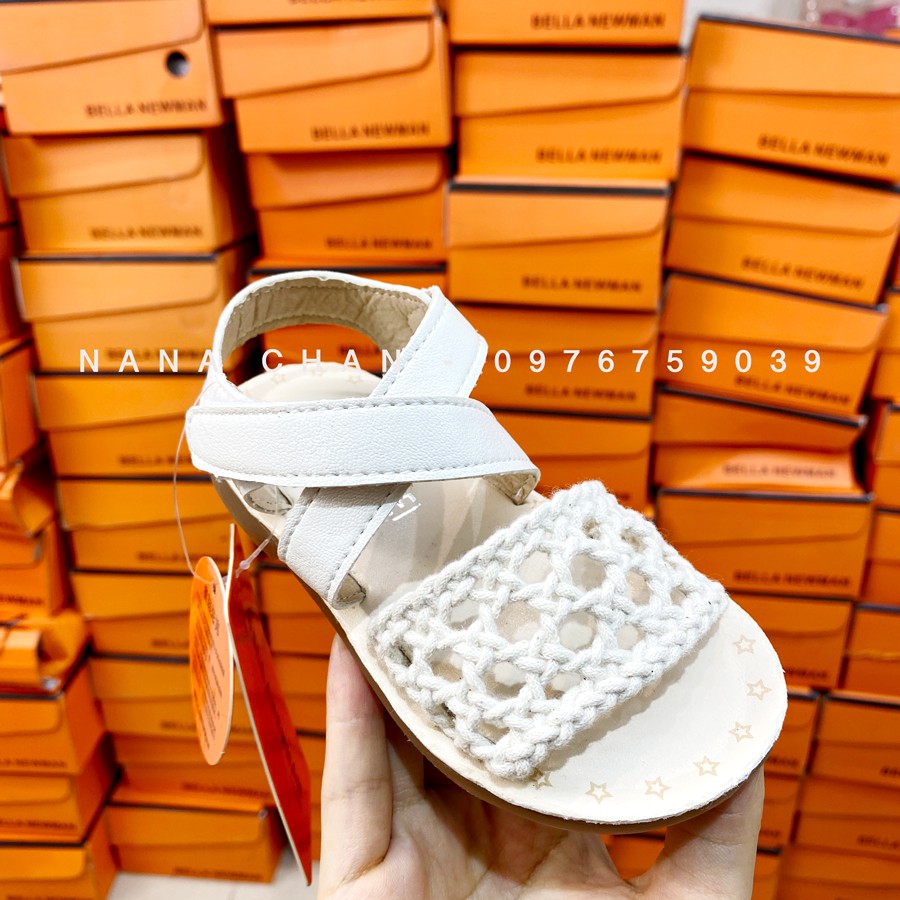 [G029] - Sandal bé gái sz 21-30, dép quai hậu mềm cho bé, phong cách Hàn Quốc, họa tiết lưới thoáng mát