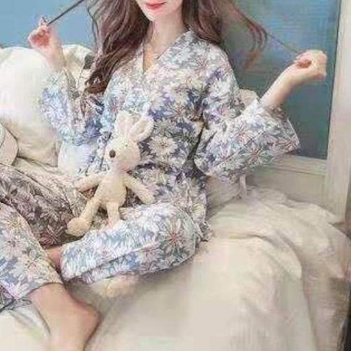 ☏ Afi - AL - Kimono Daisy 3 Trong 1 Màu Xanh Lam ✱