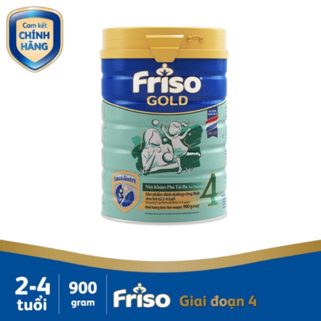 [6 lon Có quà] Sữa Bột Friso Gold 4 - 400g và 900g