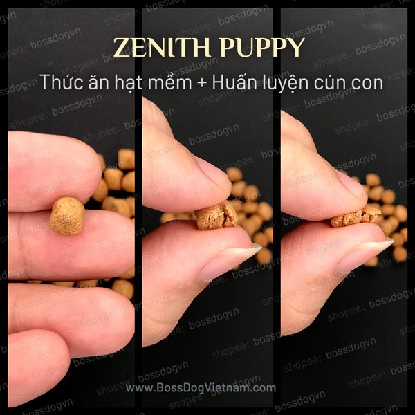 Hạt mềm cho chó Zenith gói nhỏ | Thức ăn chó + huấn luyện cún (Puppy &lt;10th tuổi) | BossDog