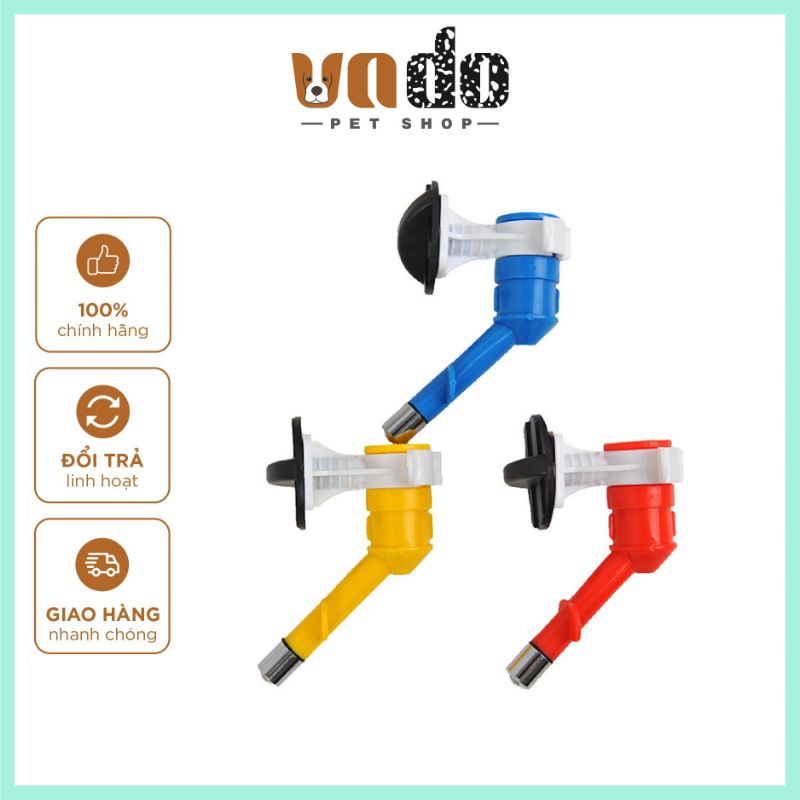 [Mã 44FMCGSALE1 giảm 10% đơn 250K] Vòi nước gắn chuồng cho chó mèo - Vòi uống nước tự động gắn chuồng cho chó mèo