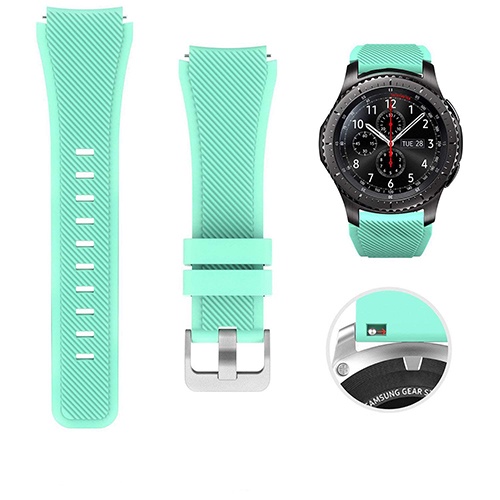 SAMSUNG Dây Đeo Silicon 22mm Cho Đồng Hồ Thể Thao Galaxy watch 46 Gear S3 active 2