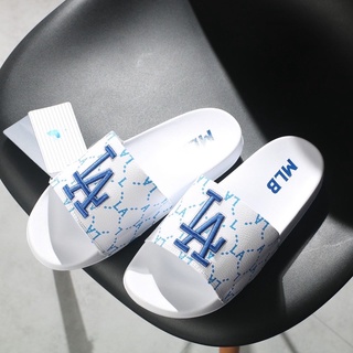 Dép Mờ MLB quai ngang chữ thêu