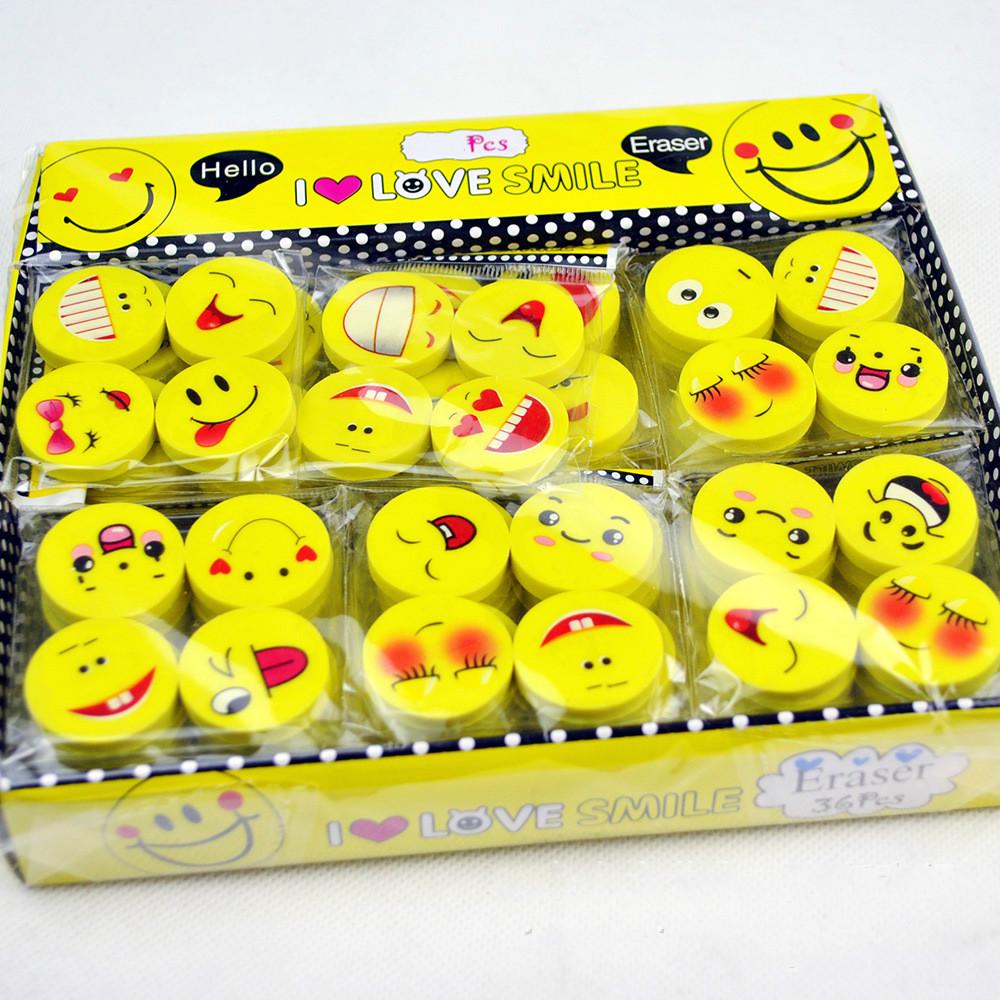 Tẩy Bút Chì Hình Mặt Cười Đáng Yêu Cho Bé