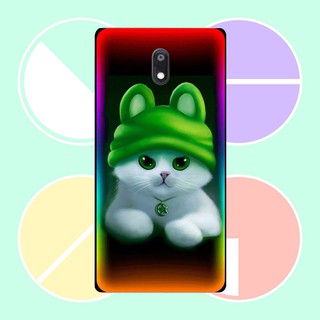 Ốp điện thoại dành cho máy Nokia 3.2 - Mèo dễ thương MS MDTKT006