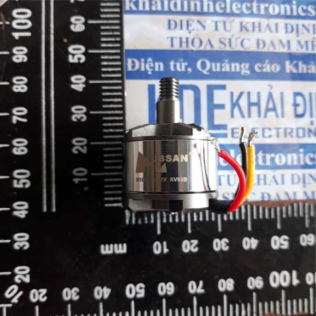ĐỘNG CƠ BRUSHLESS KHÔNG CHỔI THAN UAV MOTOR 11.1V 920kv 49g thuận/ngịch kde3570-3596