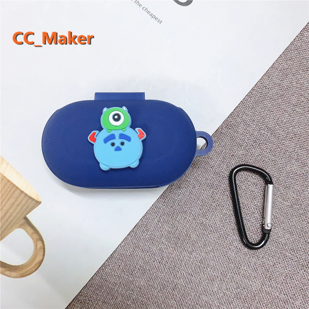 Vỏ bảo vệ hộp sạc tai nghe Samsung Galaxy Buds+ bằng silicone mềm kiểu hoạt hình dễ thương | BigBuy360 - bigbuy360.vn