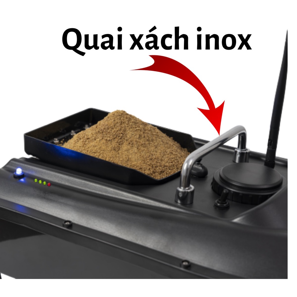 Thuyền Thả Thính Mồi Lưỡi Câu Cá Điều Khiển Từ Xa KAIWO Khoảng Cách Lên Tới 500m