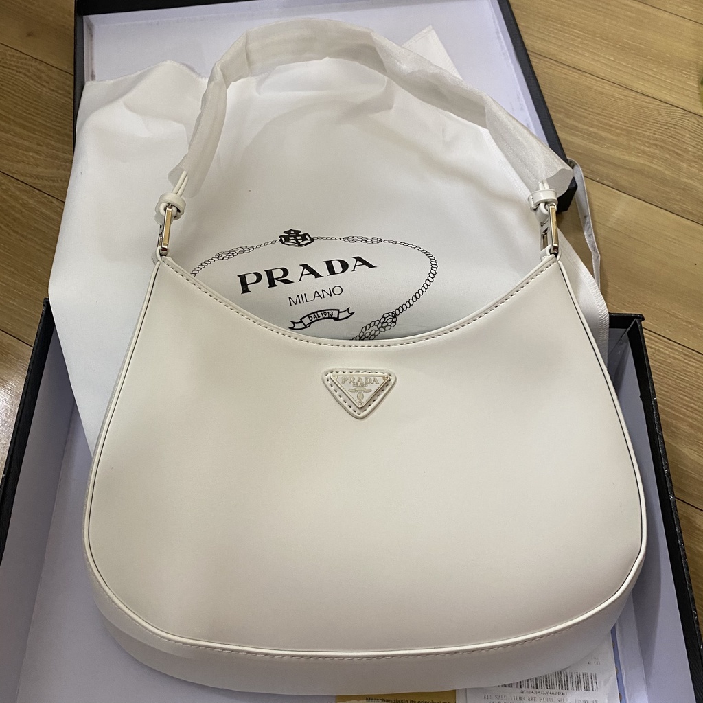 Túi Prada Cleo - Super Fullbox Size 26 - Túi Xách Da Đeo Vai Nữ