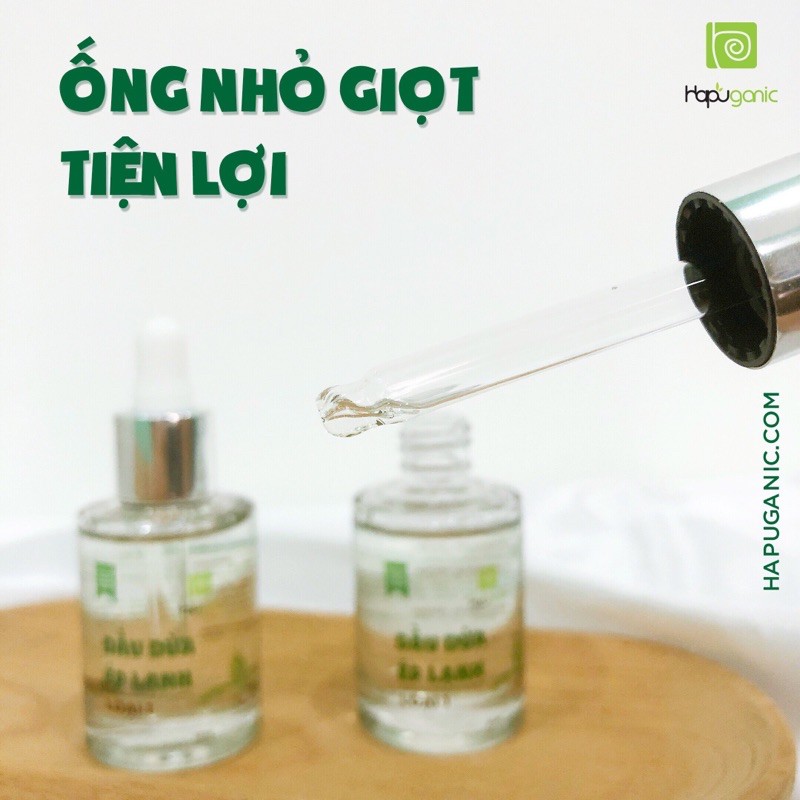 Dầu Dừa Ép Lạnh Cao Cấp Hapu Organic 30ml