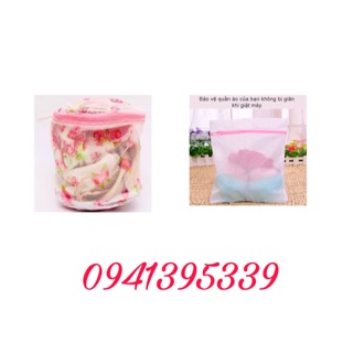 Combo[túi giặt quần áo + túi giặt đồ lót]
