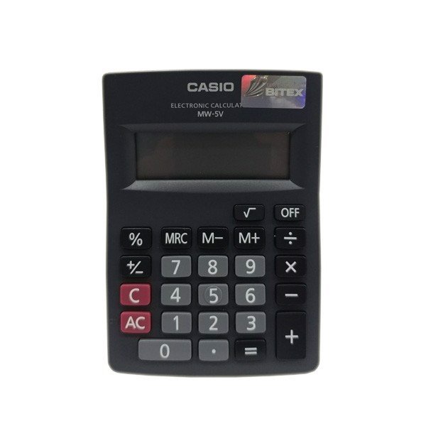 Máy Tính Văn Phòng Casio MW 5V BK WDP 4971850093060