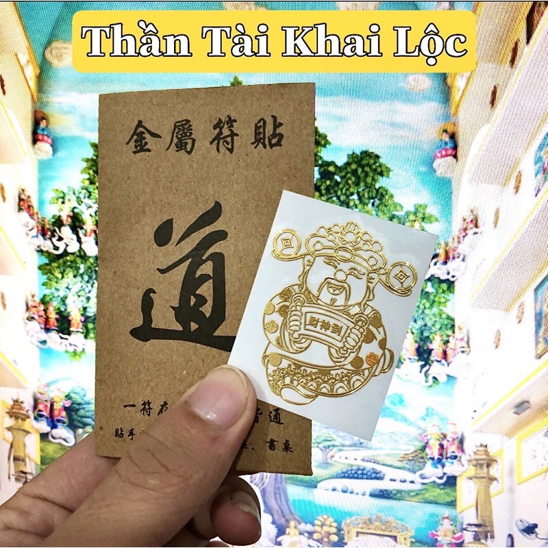 Miếng Dán Điện Thoại Tài Lộc Bình An Linh Phù, Phù Hợp Cho Các Dòng Máy