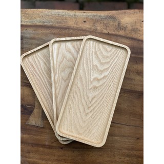 Combo 3 khay gỗ chữ nhật sz 12cm x25 cm