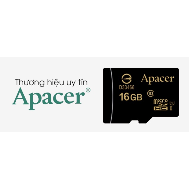 Thẻ Nhớ MicroSD 16GB Apacer Class10