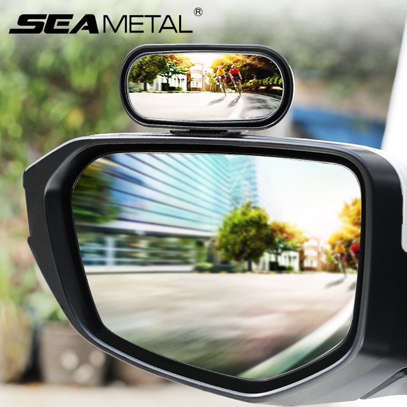 Gương chiếu hậu xóa điểm mù SEAMETAL 360 độ hỗ trợ chạy lùi dành cho xe hơi