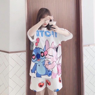 Bộ ngủ thun nữ hoạt hình mọi HS siêu đẹp