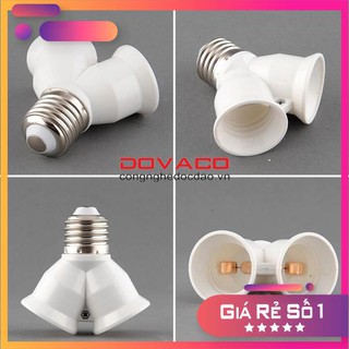 Combo 5 Đầu chia đôi đui xoáy E27 Dova giá tố