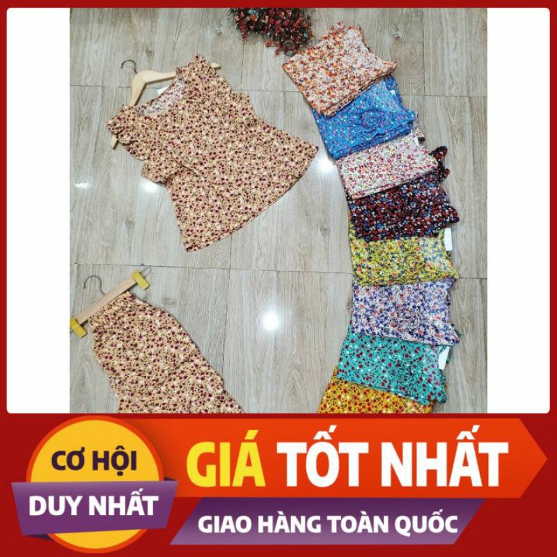 Đồ bộ nữ mặc nhà vải đẹp không nhăn, chất siêu mát từ 48 đến 62kg được chọn màu