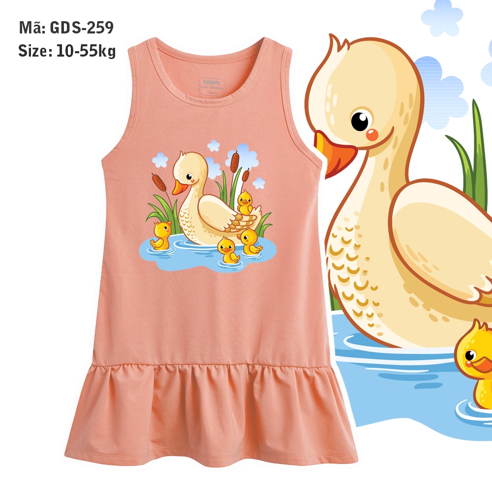 Đầm bé gái GUMMY 10-55kg d