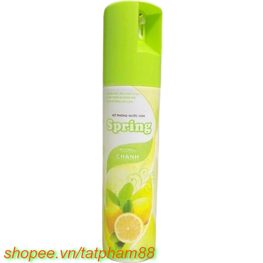 Xịt Phòng Spring hương chanh 250ml