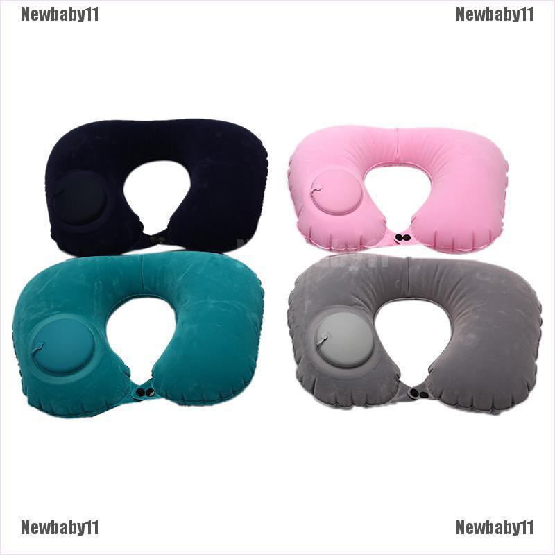 Gối Kê Cổ Bơm Hơi Tự Động Hình Chữ U Siêu Nhẹ