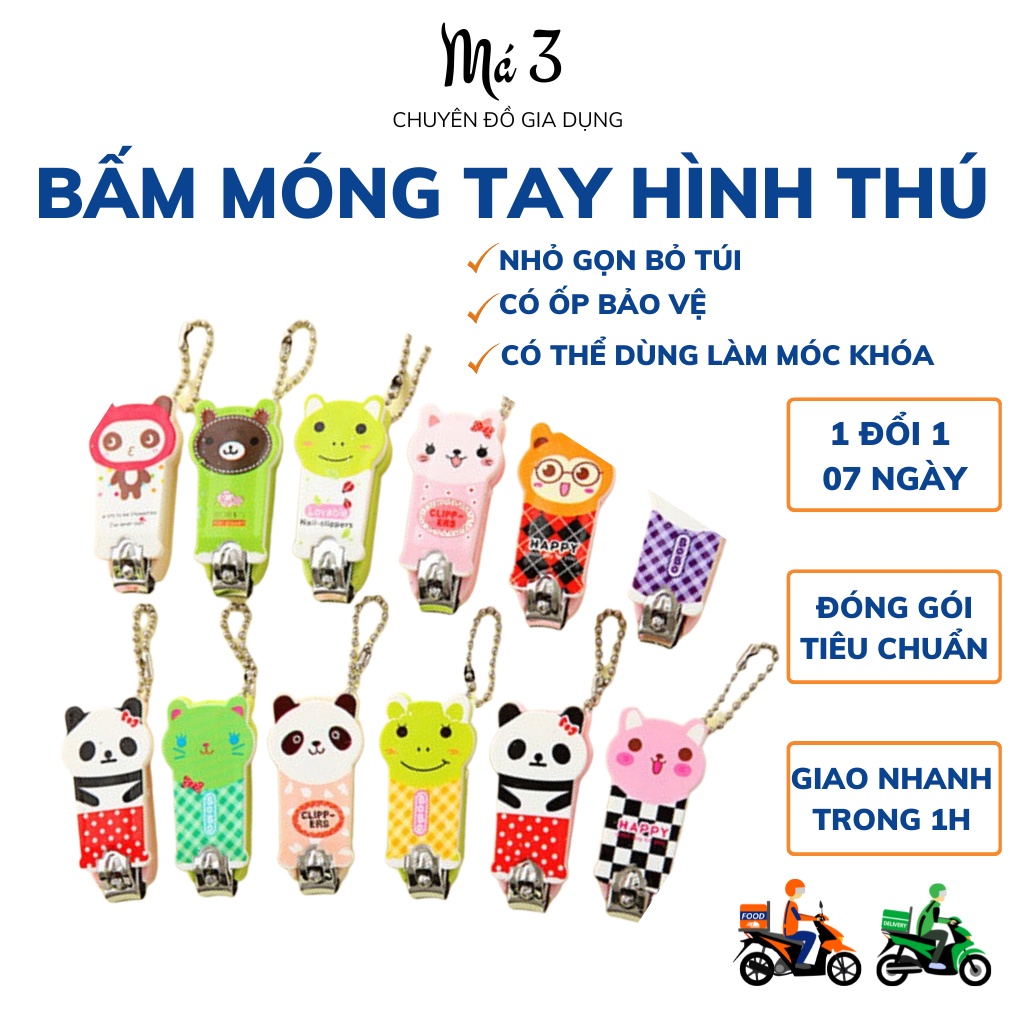 Dụng cụ bấm móng tay, đồ cắt móng tay hình thú