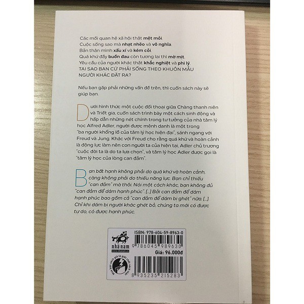 Sách - Dám bị ghét - Tác giả Koga Fumitake, Kishimi Ichiro | BigBuy360 - bigbuy360.vn